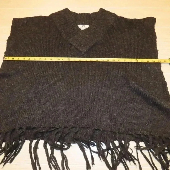 Buy 1 sweater, Get 2 Free!!! Big Buddha Fringed Sweater Poncho - Picture 7 of 7